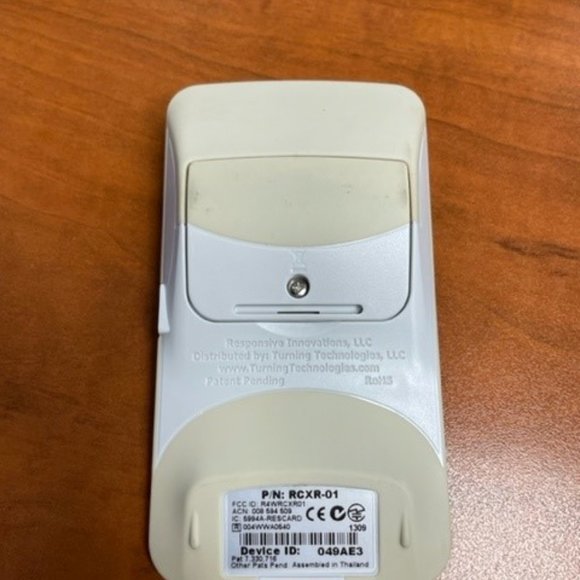 RCXR-01 Turning Point Response Card XR Clicker With User's Guide - Picture 2 of 5